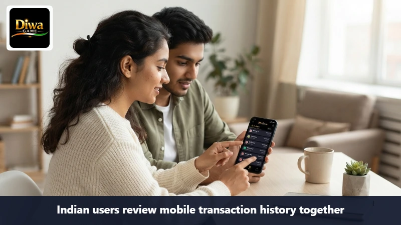 Young Indian woman installs mobile gaming APK on Android